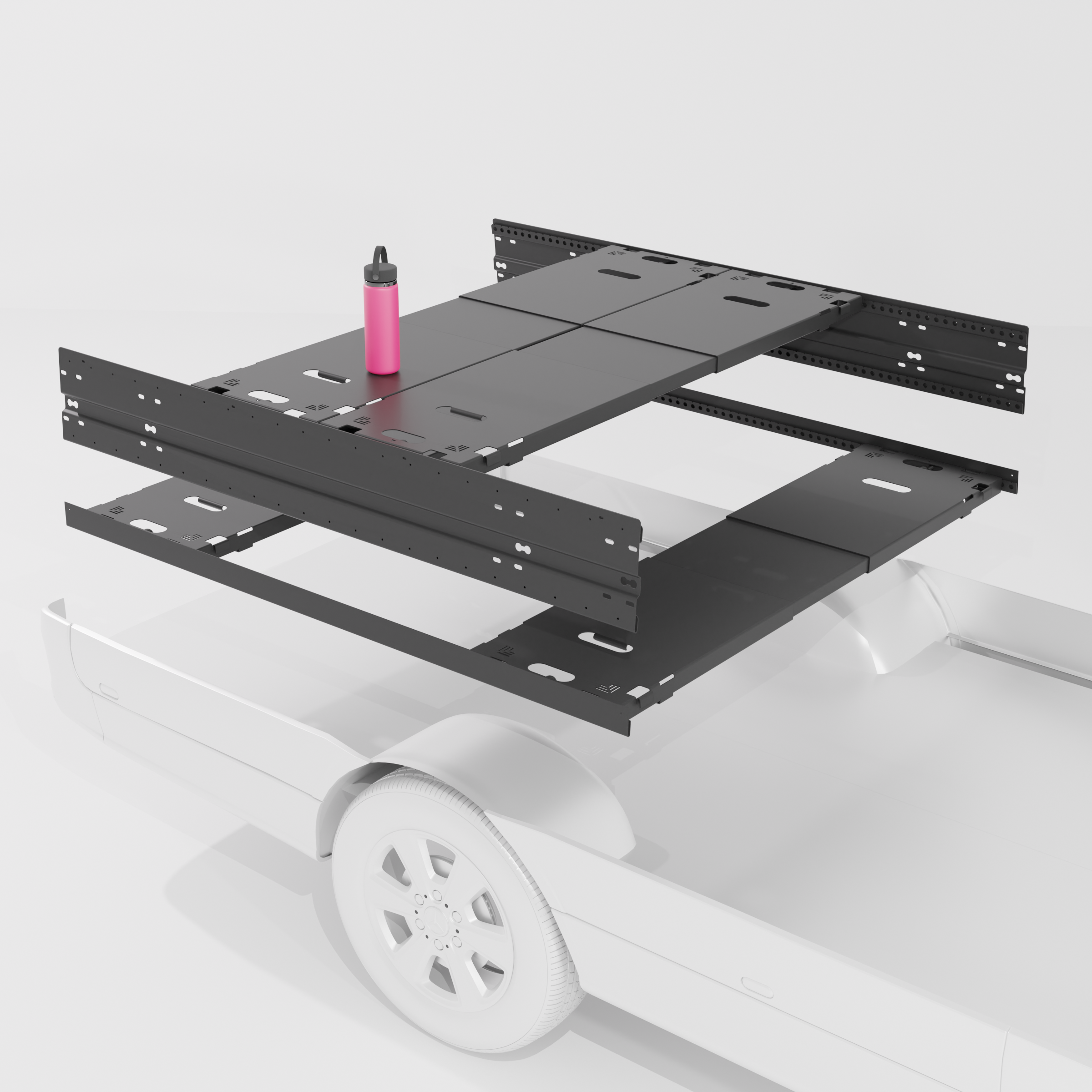 Van Wife Components 4 Panel Modular Bed System