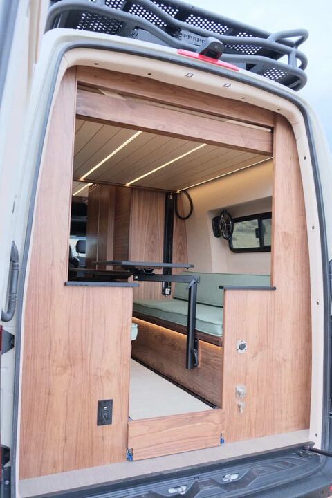 Tetravan Stainless Steel RV and Marine Shower Port System