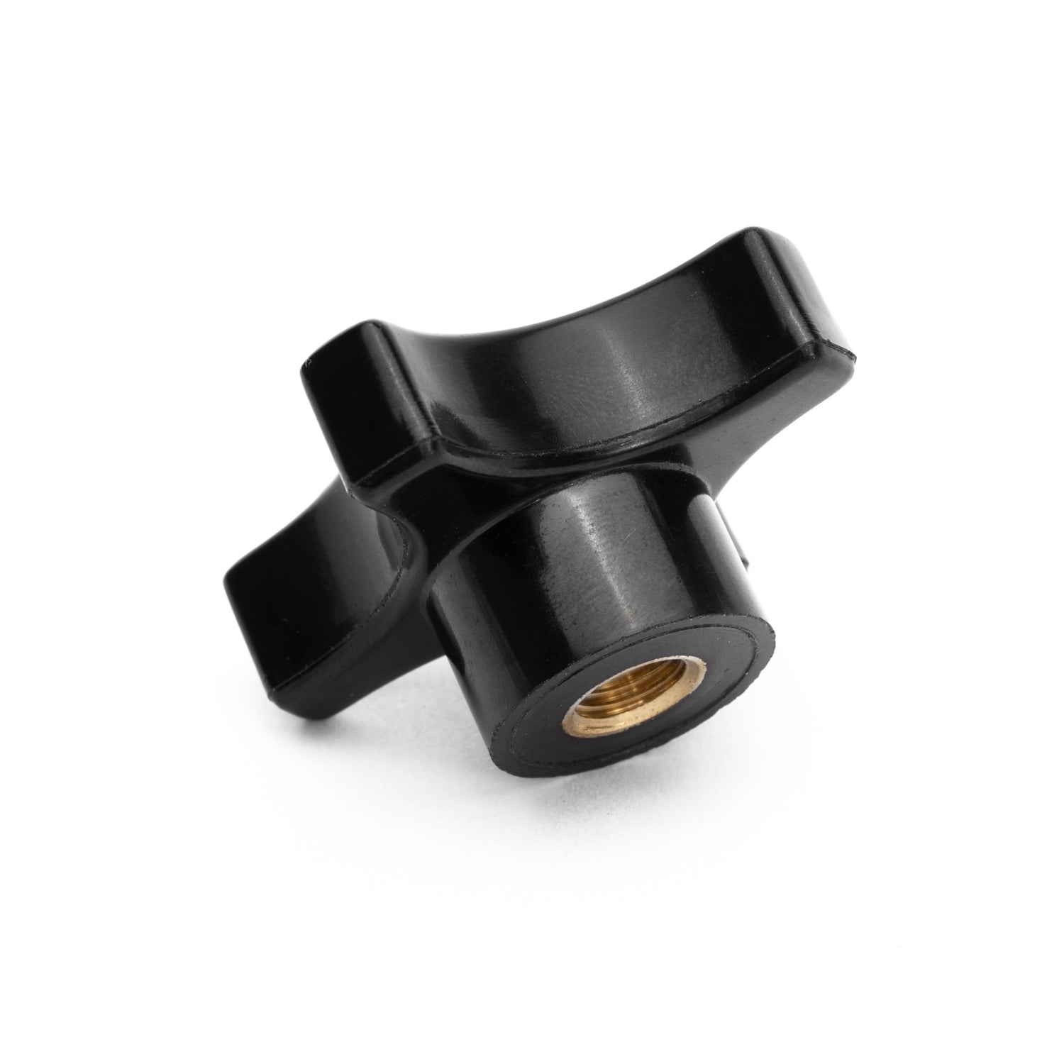 RB Components Four Arm Knob, Black, Threaded - Van Land