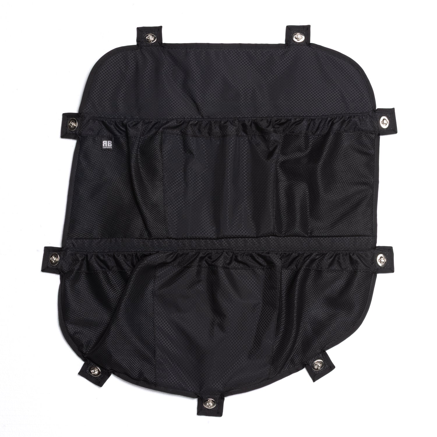 RB Components 2019+ Sprinter Van Fabric - Rear Door Window Multi Compartment Stuff Bag