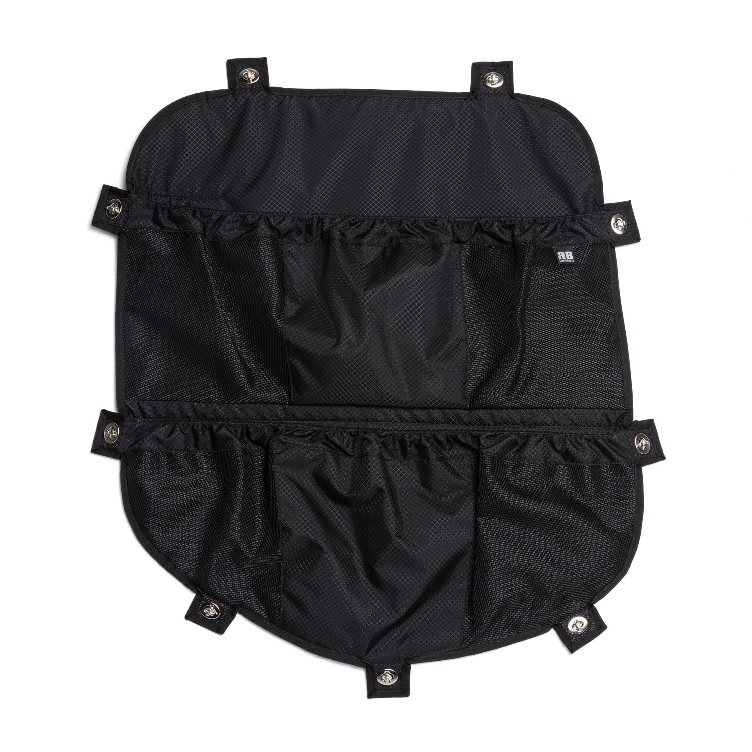 RB Components 2019+ Sprinter Van Fabric - Rear Door Window Multi Compartment Stuff Bag