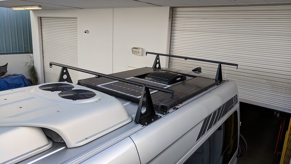 RB Components 2007+, Roof Bar 64" Wide - 12" Lift - High Roof - AC/Vent Cover Restrictions