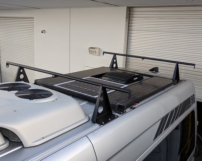 RB Components 2007+, Roof Bar 64" Wide - 12" Lift - High Roof - AC/Vent Cover Restrictions