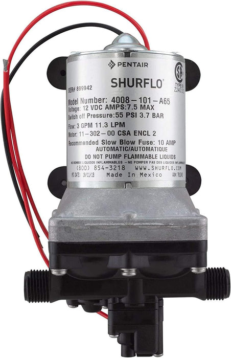 Shurflo 4008-101-A65  3.0 GPM Water Pump Revolution 12V