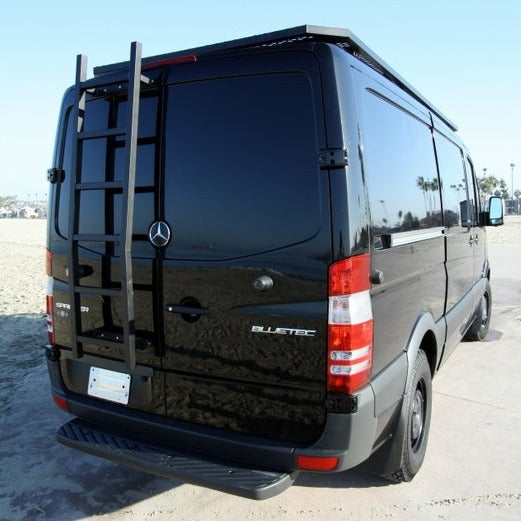RB Components 2007+ Sprinter Van HD Rear Door Ladder - Low Roof