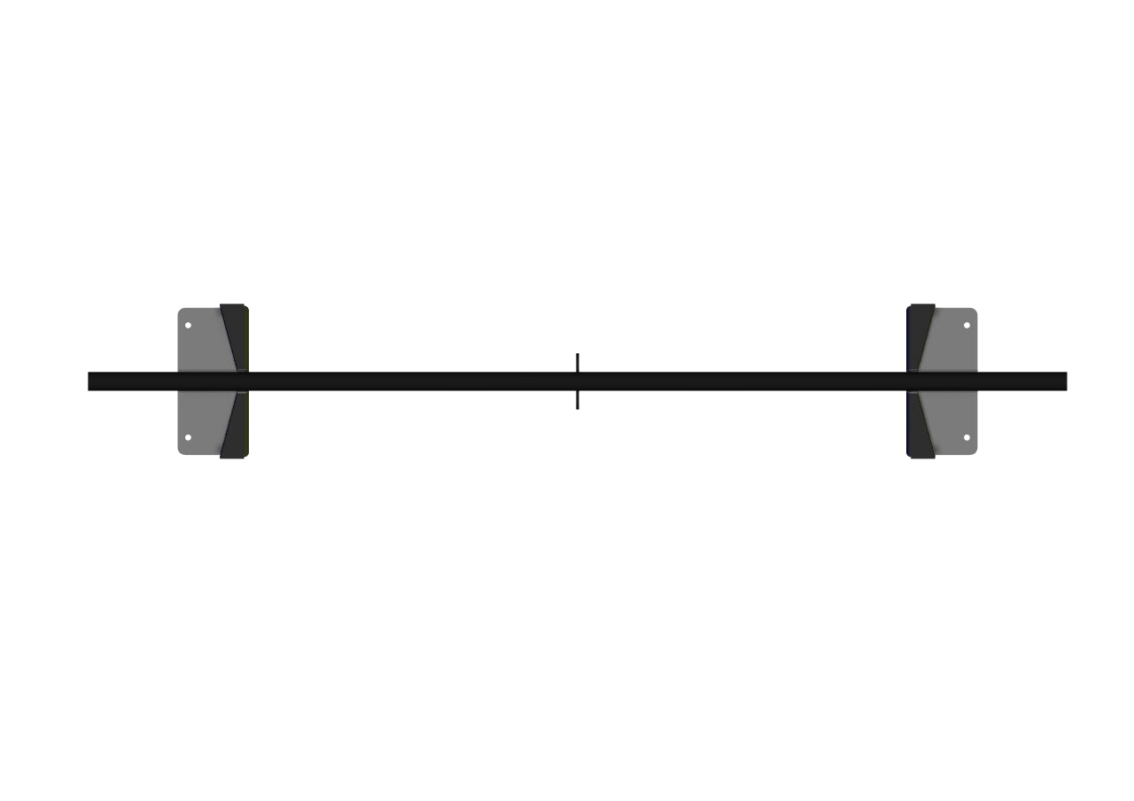 RB Components 2007+, Roof Bar 64" Wide - 12" Lift - High Roof - AC/Vent Cover Restrictions