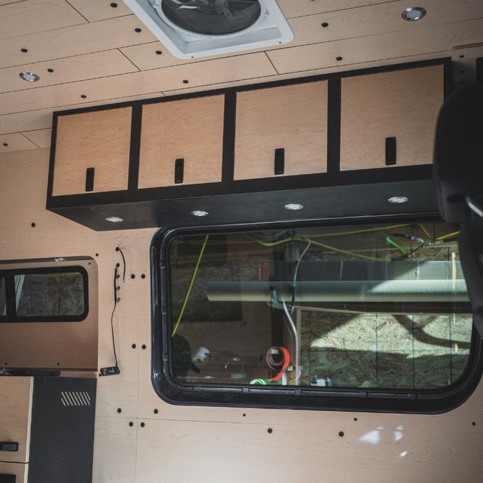 Serg Supply Transit Van Stealth Cabinet | Overhead Squared