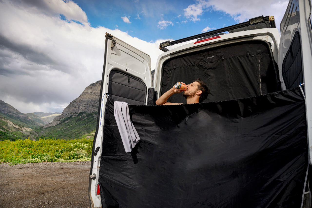 VanEssential Rear Door Shower Screen