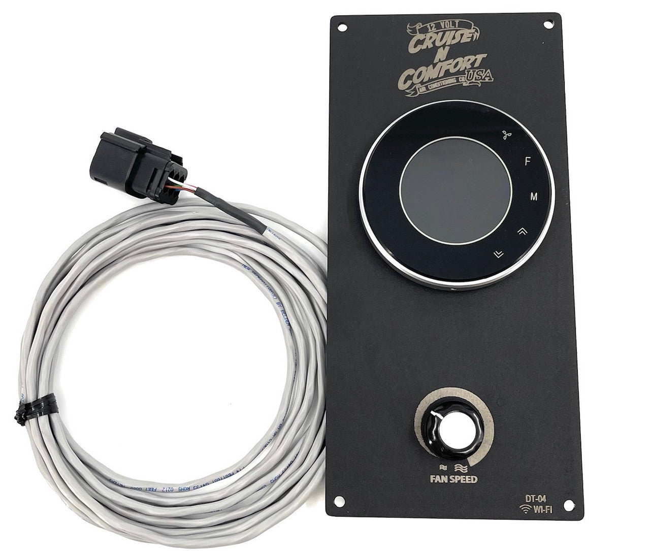 Cruise N Comfort DT04TPB WiFi Thermostat With Black Control Plate