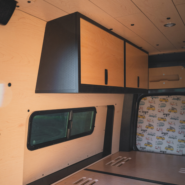 Serg Supply Sprinter Van Stealth Cabinet | Overhead Squared