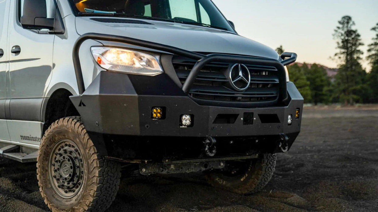 Aluminess 2019+ Mercedes Sprinter Front Winch Bumper - Van Land