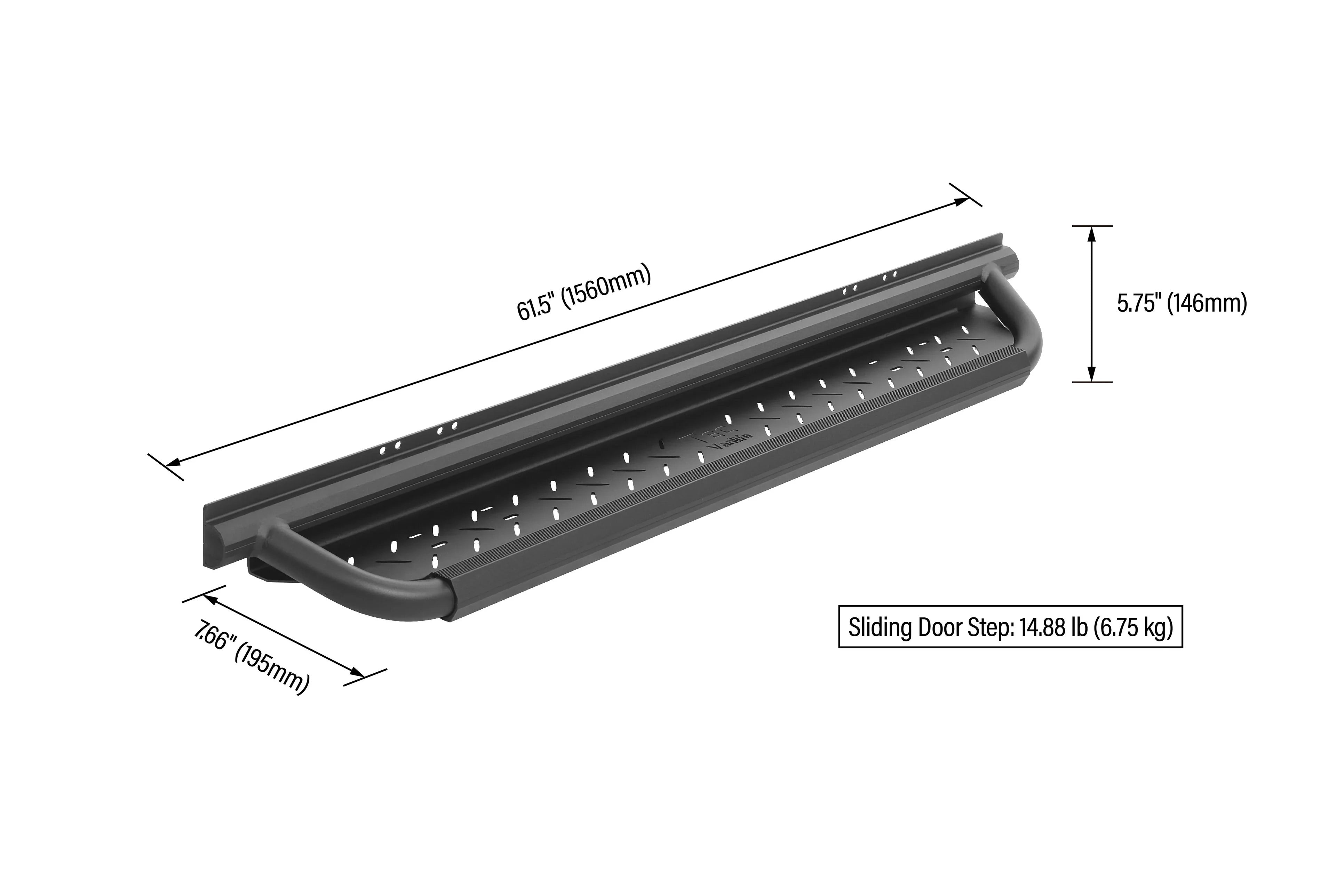 Tec Vanlife 2007+ Mercedes Sprinter Hexagon 3-Piece Running Boards