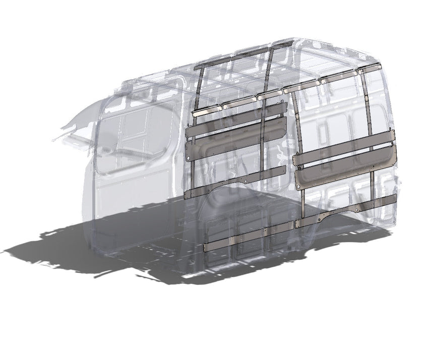 RB Components 2007+ Sprinter Van - Vertical Wall Brace Kit