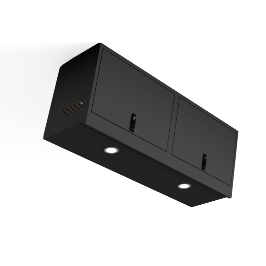 SergSupply Aero Overhead Van Cabinet - Squared