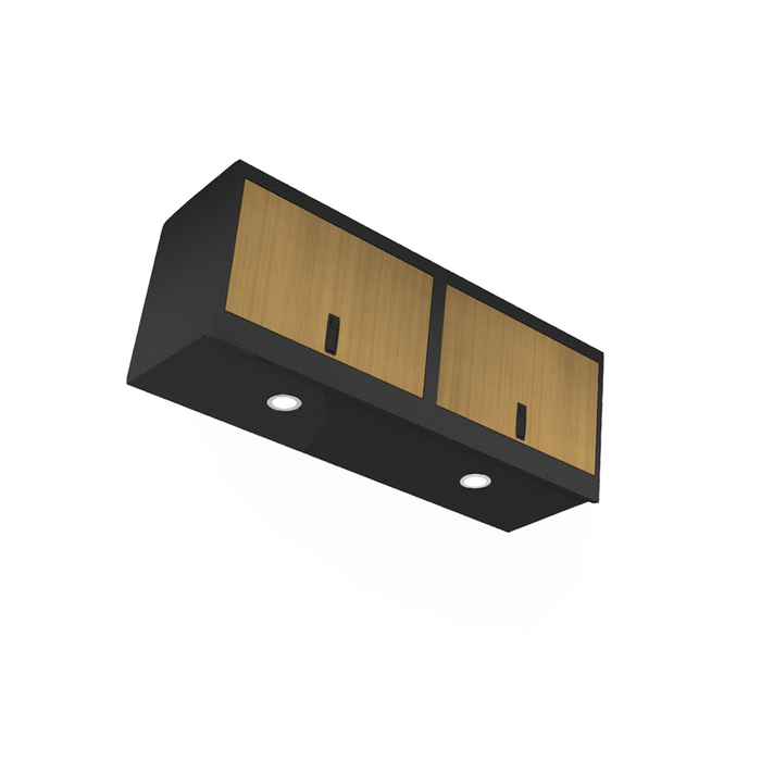 SergSupply Aero Overhead Van Cabinet - Squared