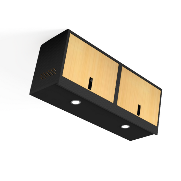 SergSupply Aero Overhead Van Cabinet - Squared