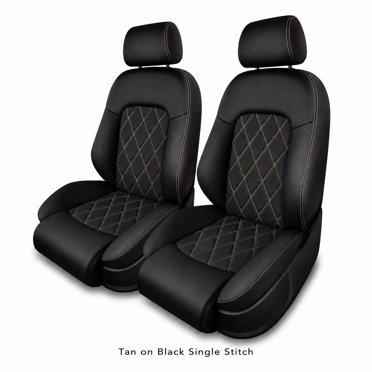 Mercedes Sprinter 1st Row Seat Back Covers - 2011-2017 Open Back Front Lean Backs