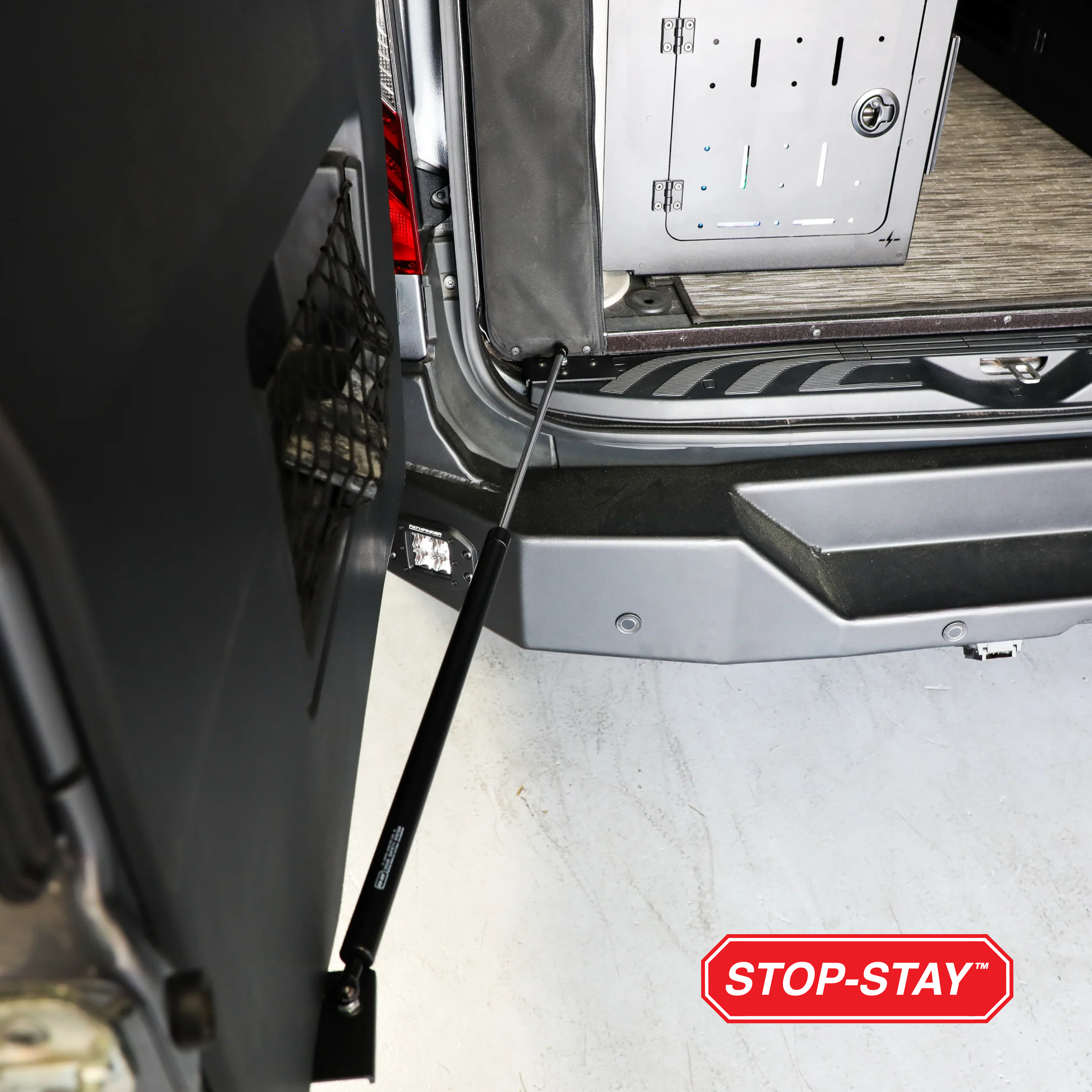 Canyon Adventure Vans STOP-STAY™ Door Safety System for Mercedes Sprinter (Patented)