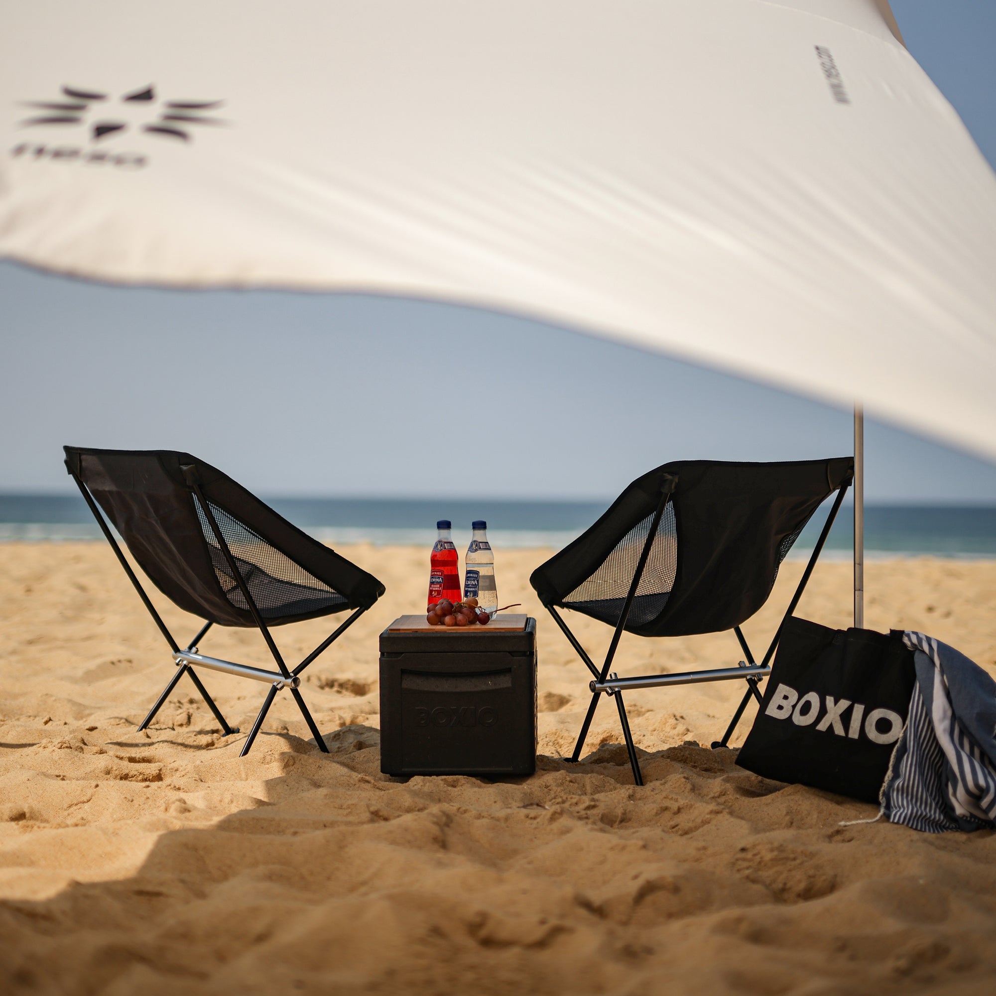 Boxio Camping Chairs Set with Box