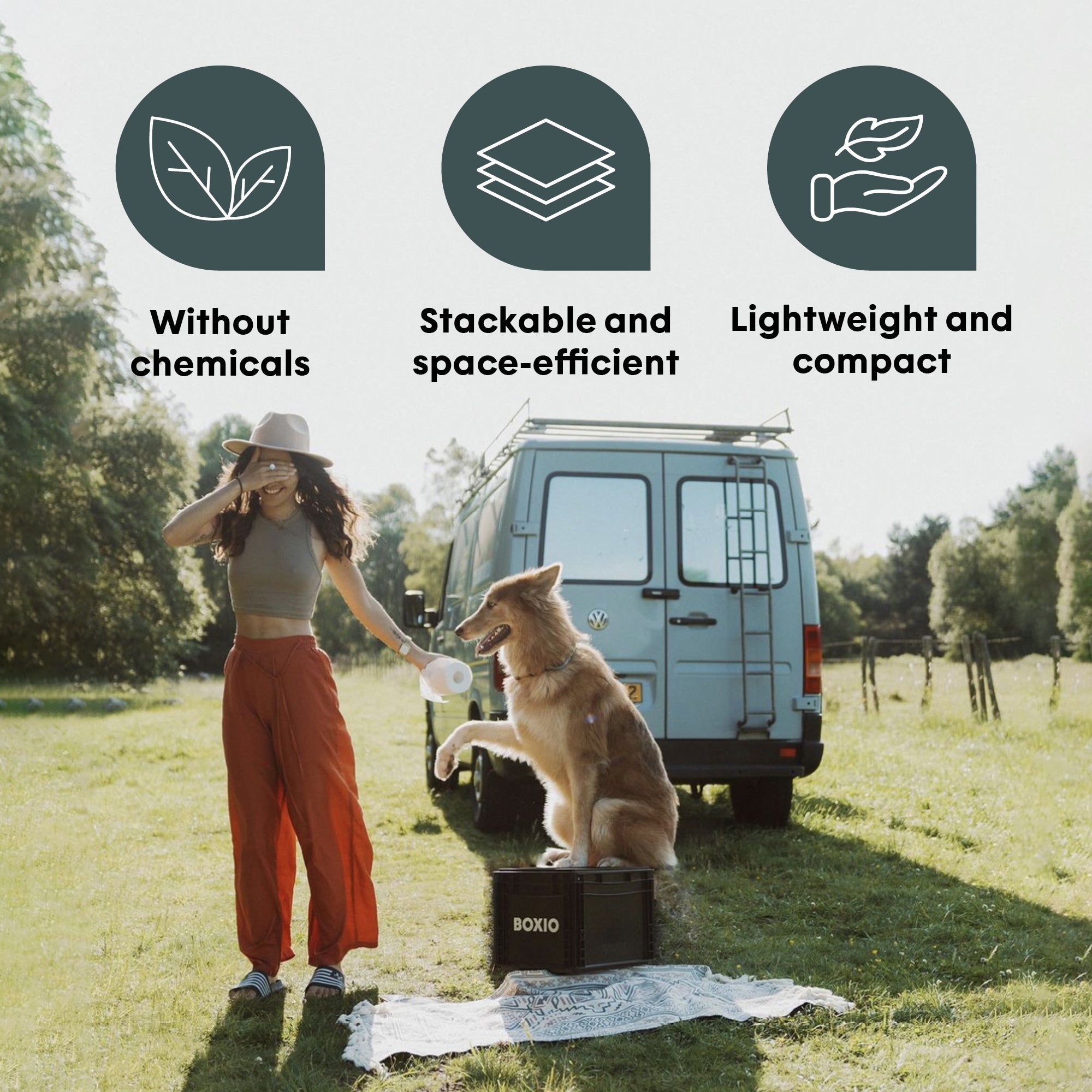 Boxio Toilet Plus Composting Toilet Starter Kit