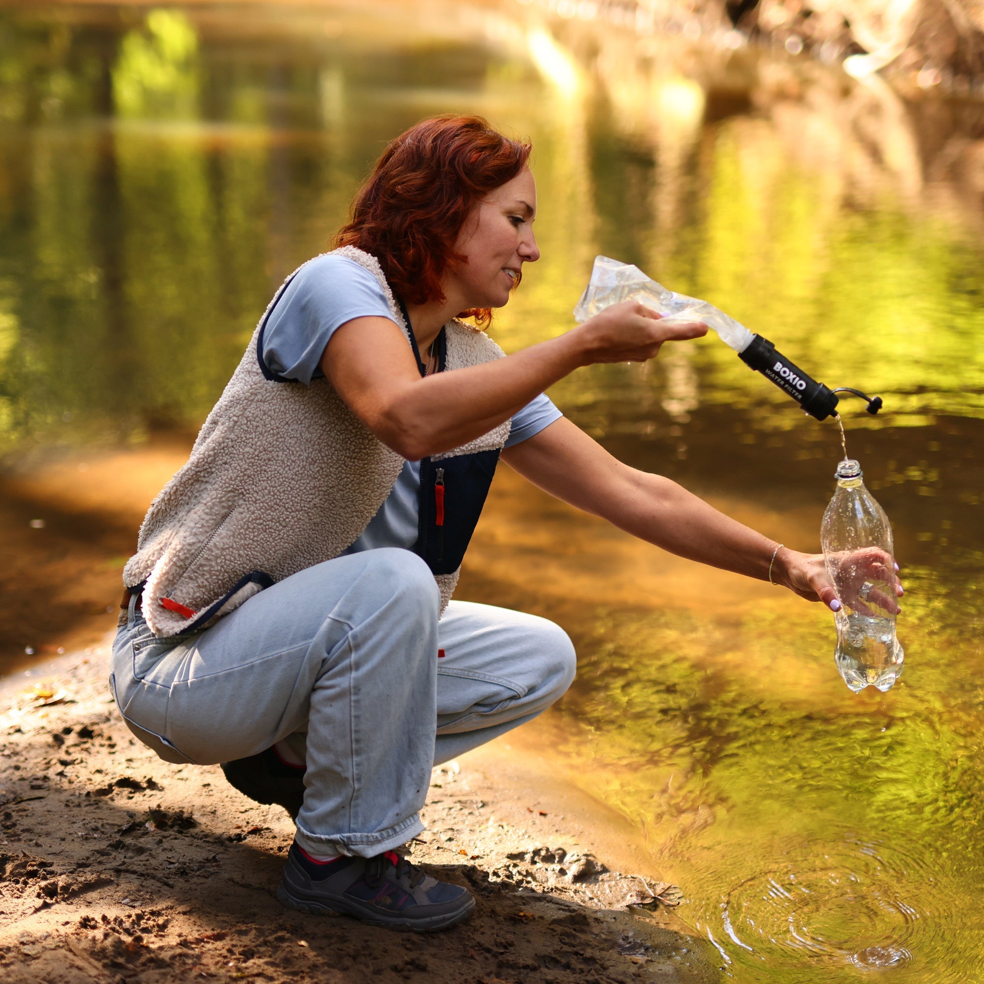 Boxio Water Filter System - 1.32 gal Water Bag