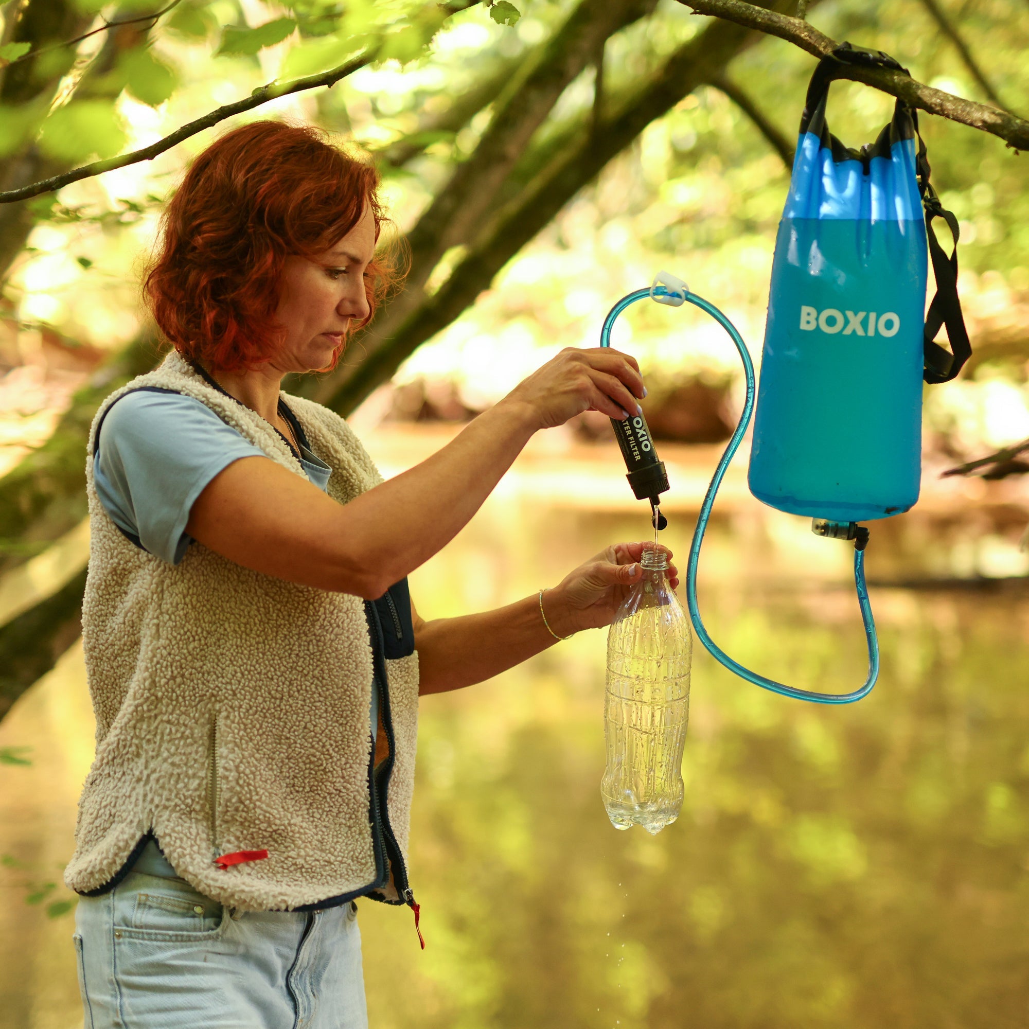Boxio Water Filter System - 1.32 gal Water Bag