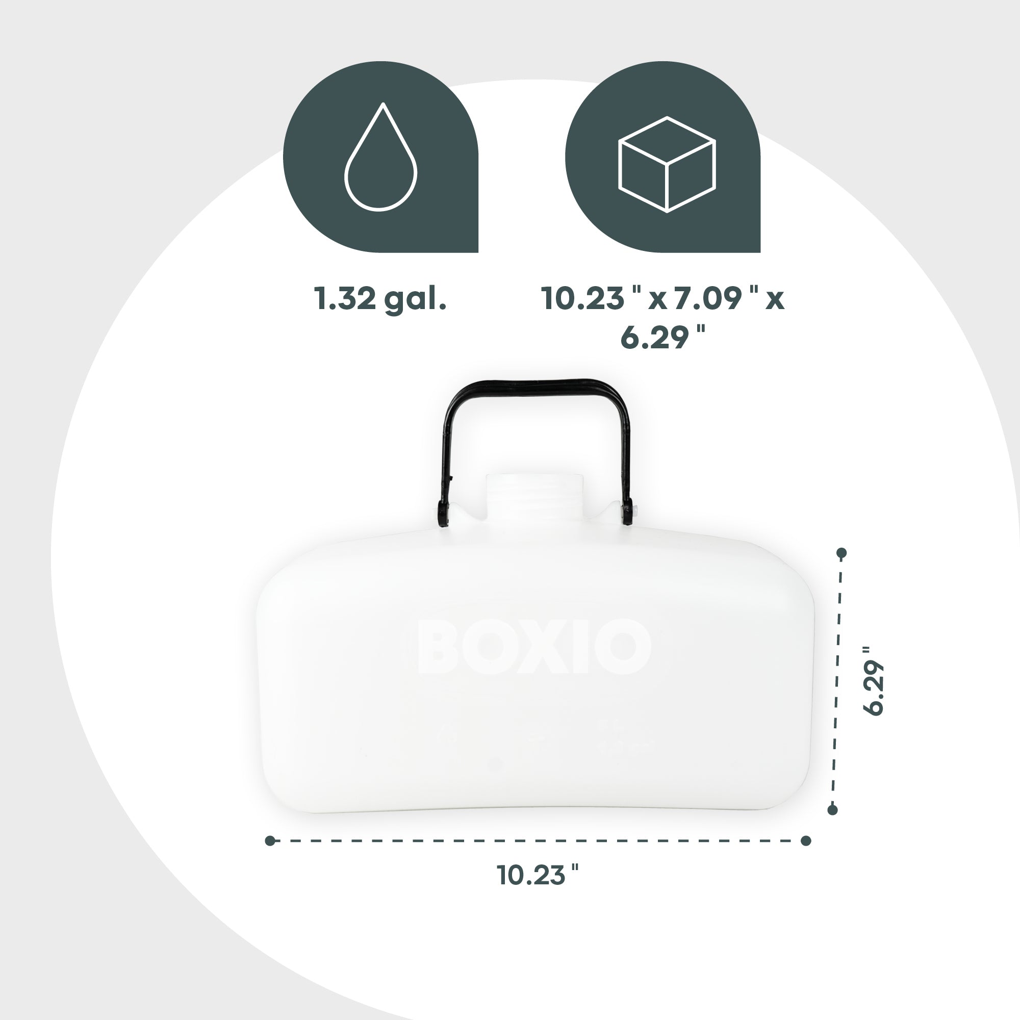 Boxio Canister - 1.32 Gallon