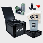 Boxio Toilet Max Plus Composting Toilet Starter Kit