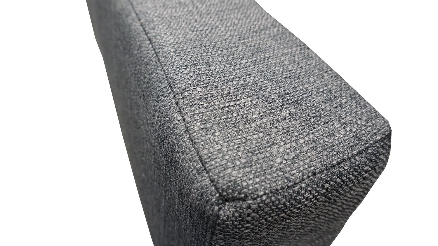 RB Components 76" Fabric-Loose Back Rest Triangle Cushion-  Charcoal Cloth