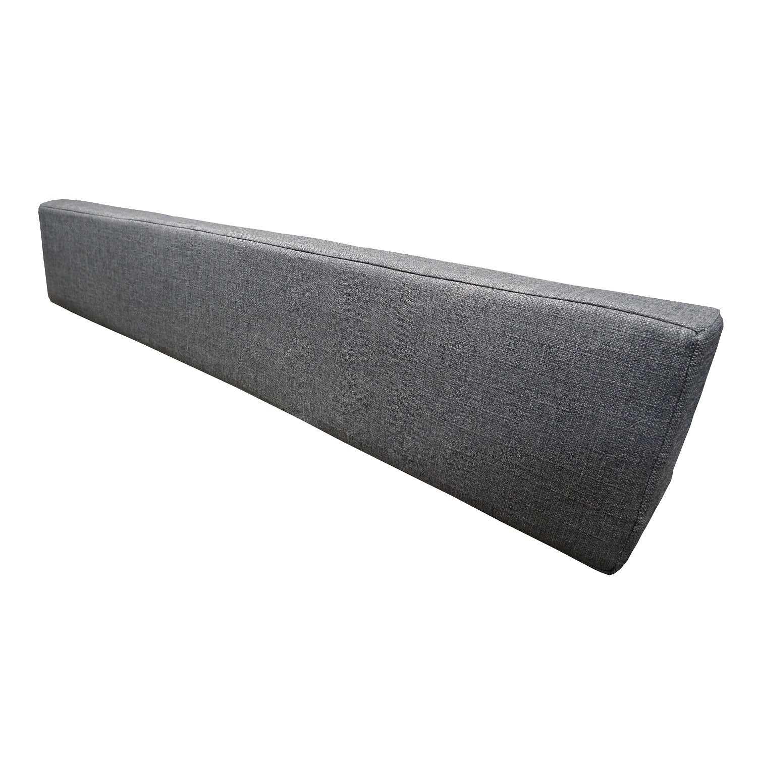 RB Components 76" Fabric-Loose Back Rest Triangle Cushion-  Charcoal Cloth
