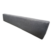 RB Components 76" Fabric-Loose Back Rest Triangle Cushion-  Charcoal Cloth