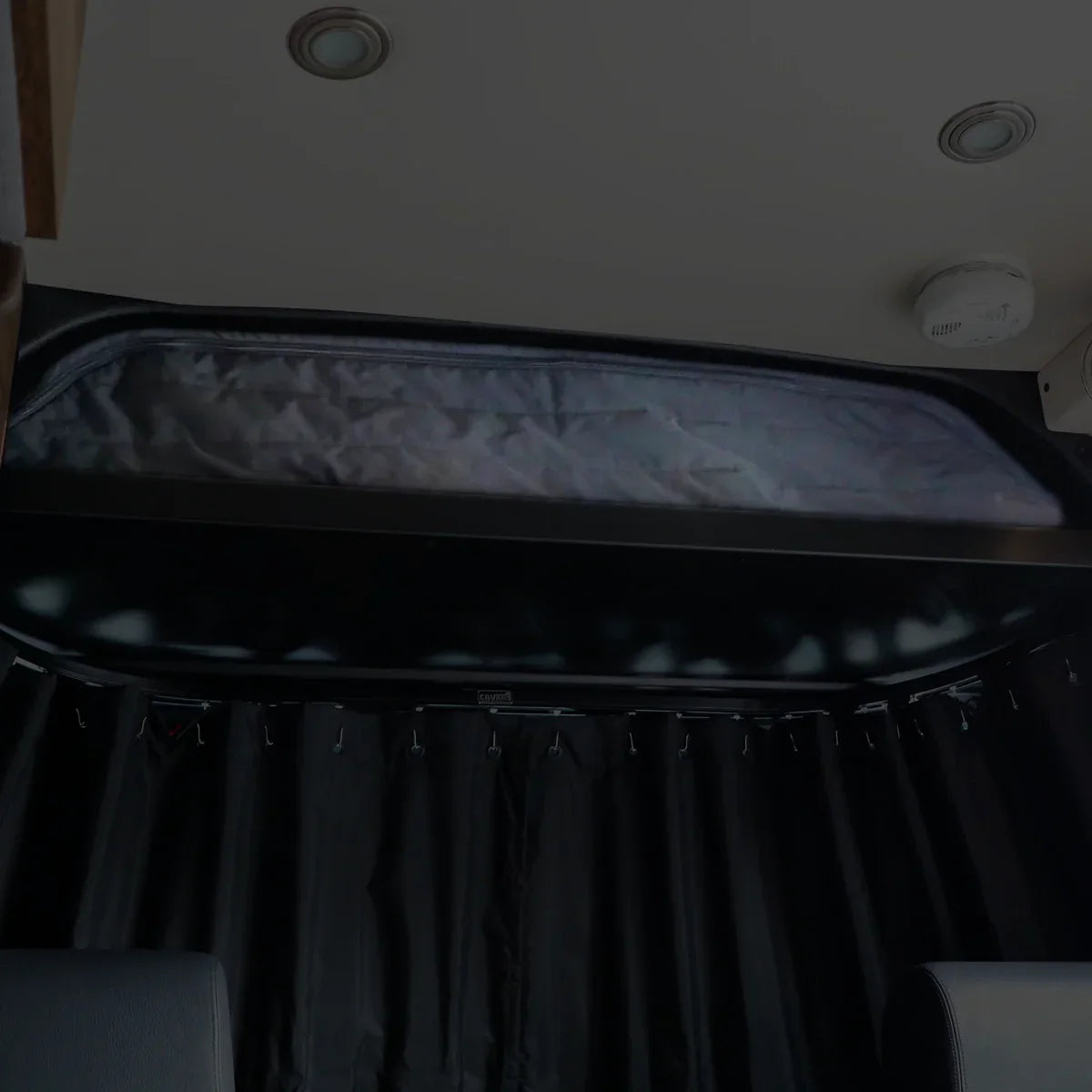 Canyon Adventure Vans CLIMA-SHADE Insulated Cab Shelf Cover