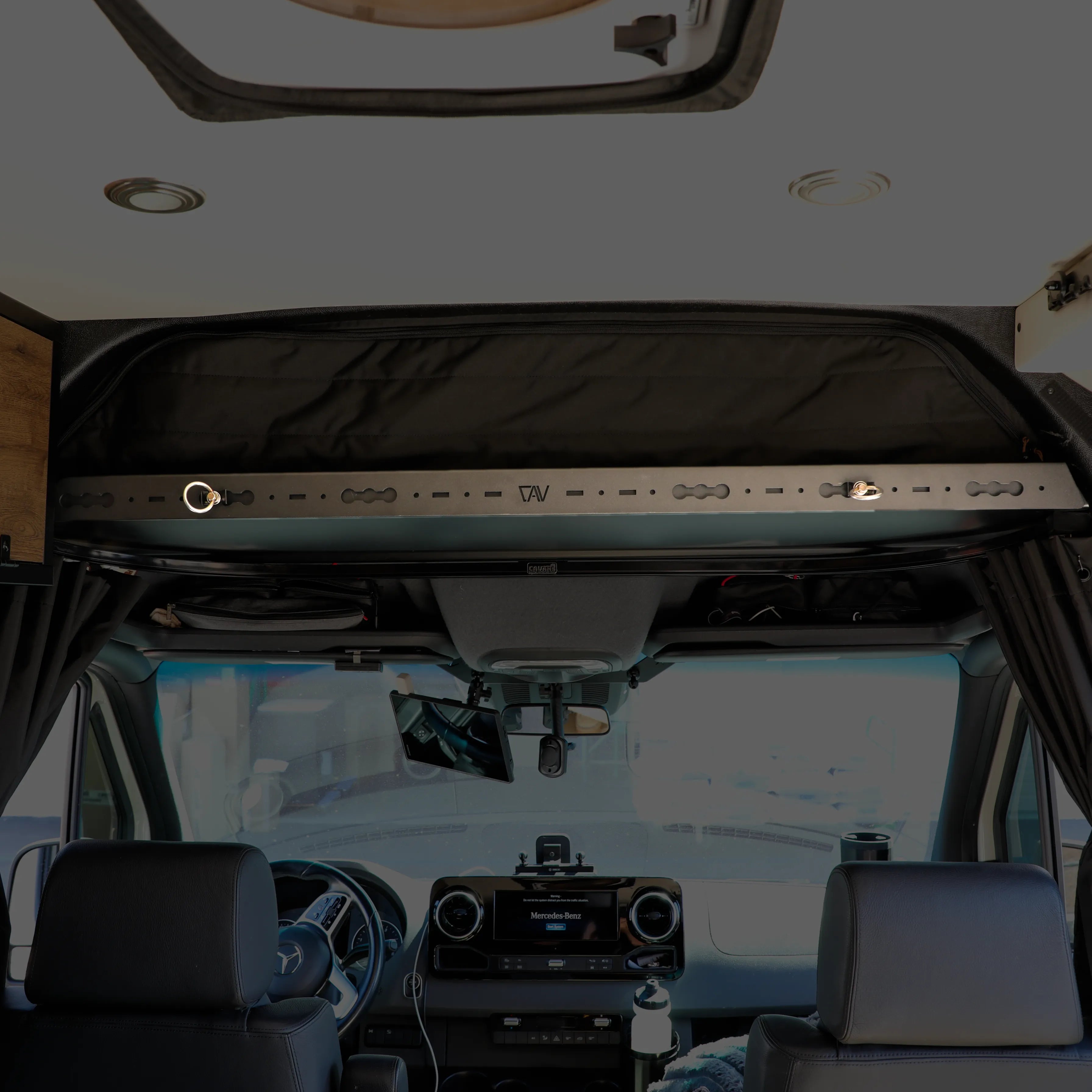 Canyon Adventure Vans Overhead Shelf Gear Trim