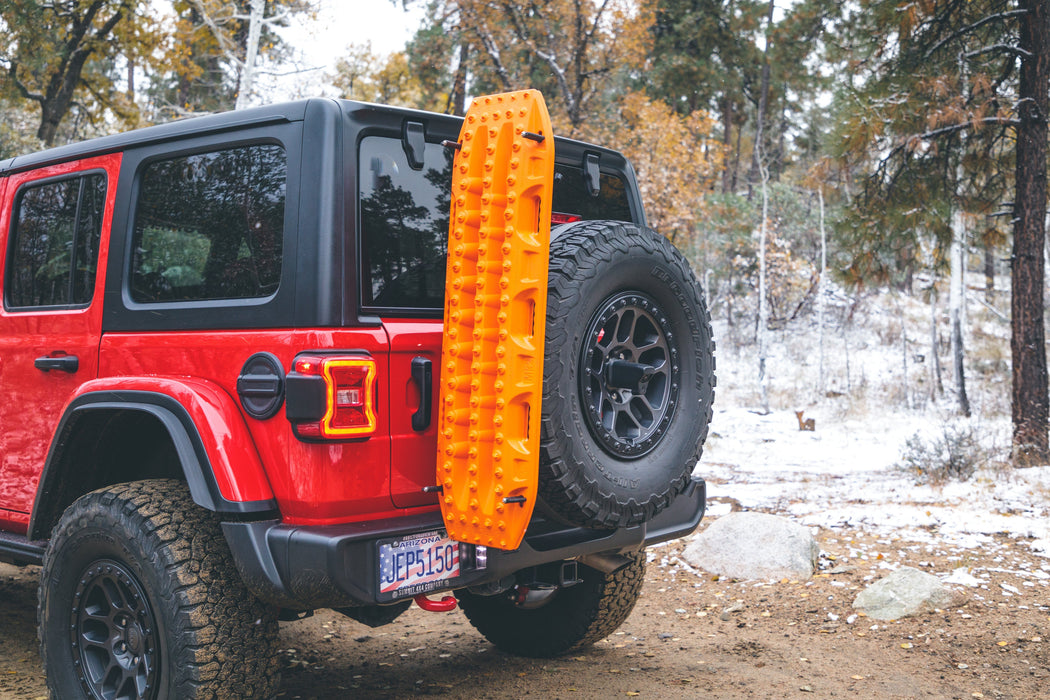 Overland Kitted Spare Tire Accessory Bracket