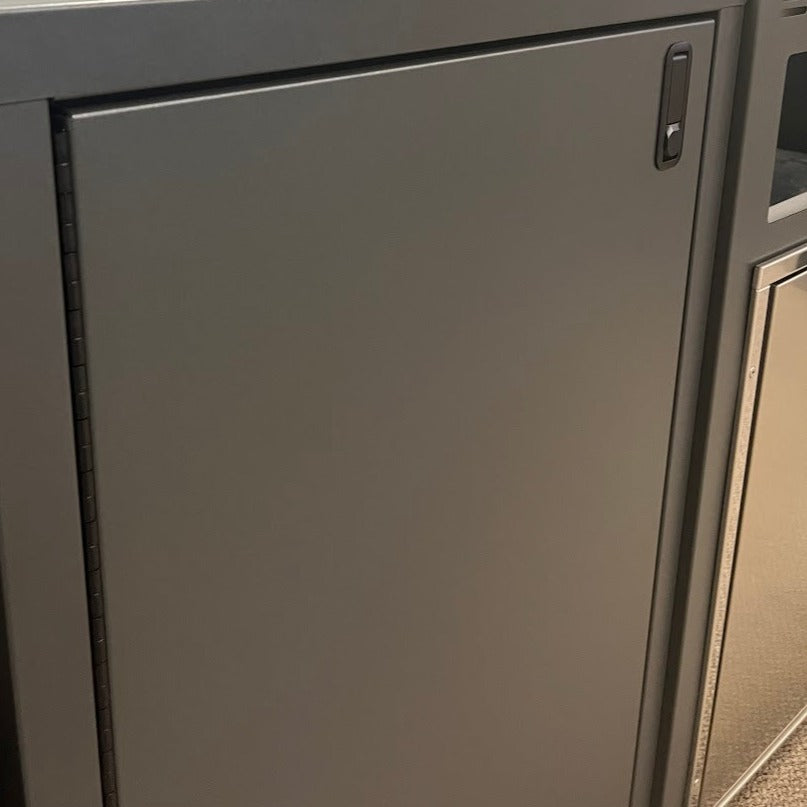RB Components 56in Galley - Isotherm 85 Fridge Base Cabinet - Drawer System