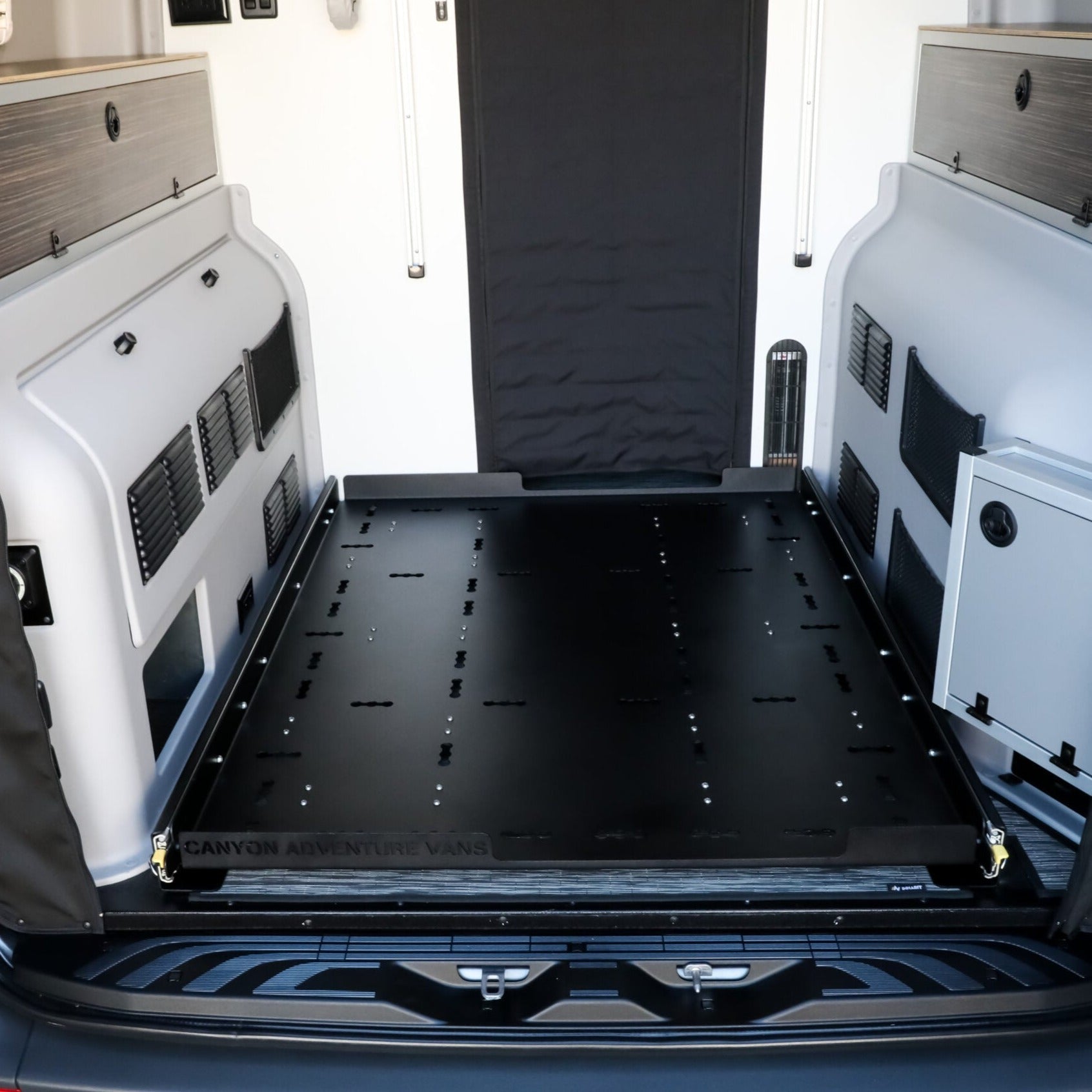 Canyon Adventure Vans Garage Slide Out Deck