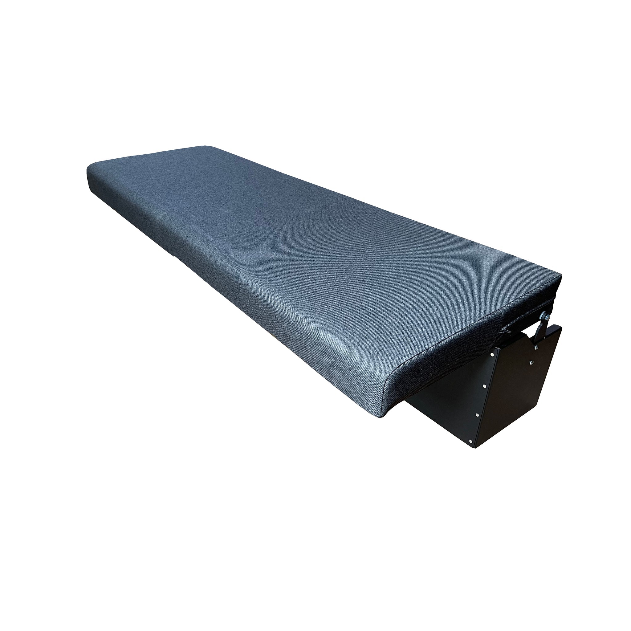 RB Components 76" Folding Bench Seat - Charcoal Cloth
