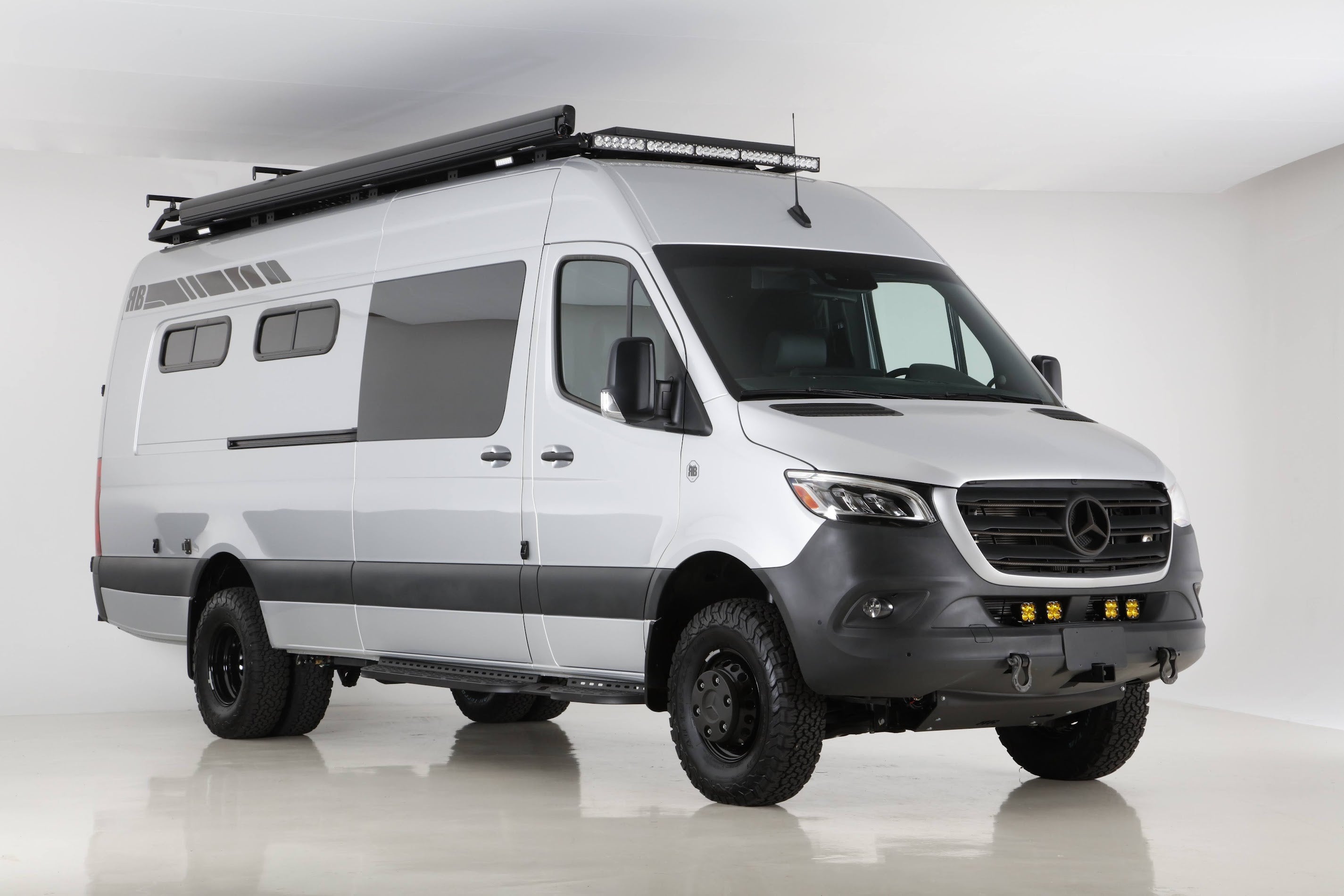 RB Components 2007+ Sprinter Van Side Steps DSL, PSL