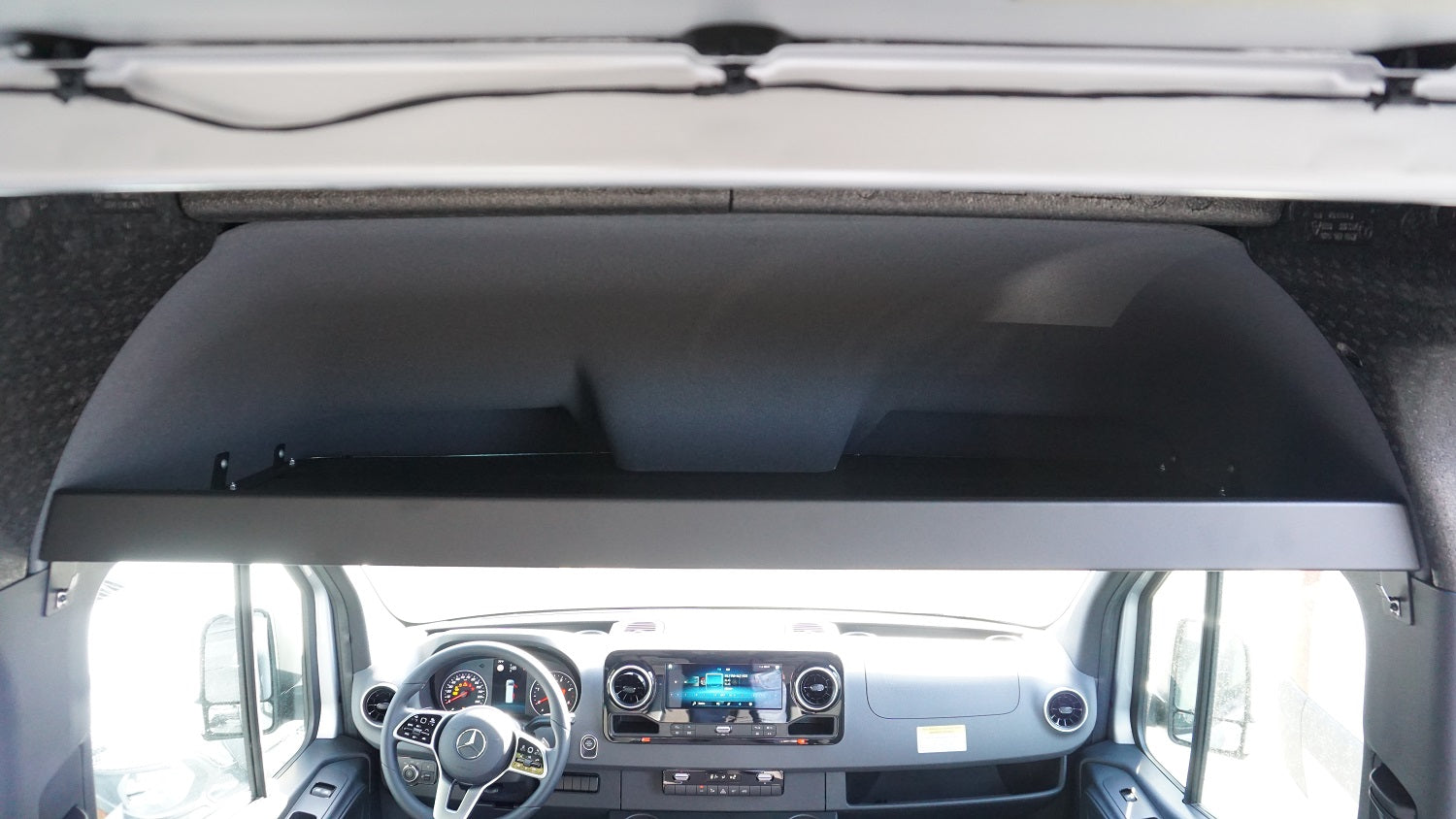 RB Components 2019+ Sprinter Van Headliner Shelf - Standard Lower Mounted