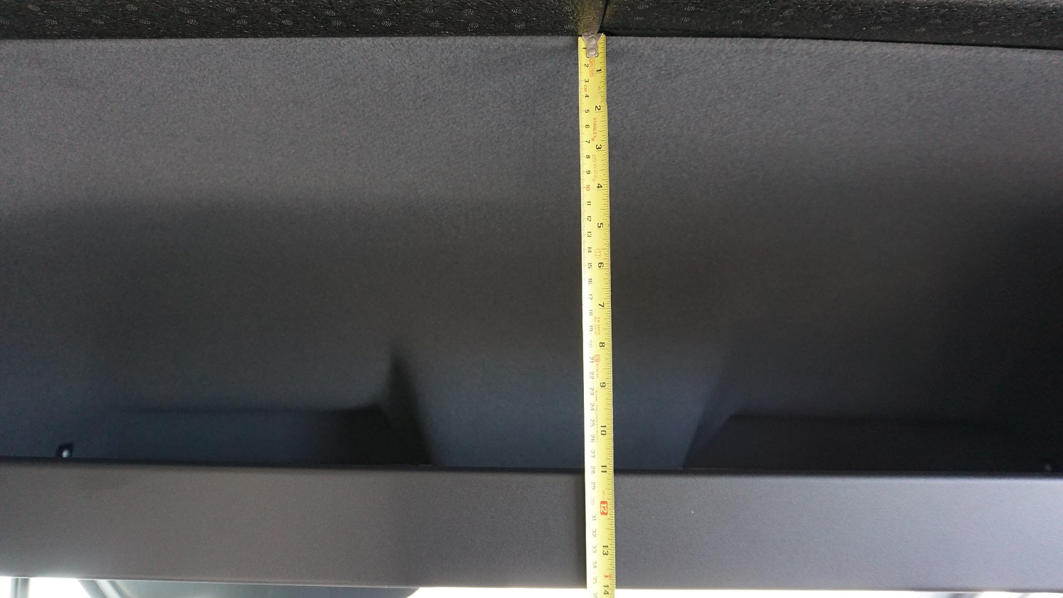 RB Components 2019+ Sprinter Van Headliner Shelf - Standard Lower Mounted