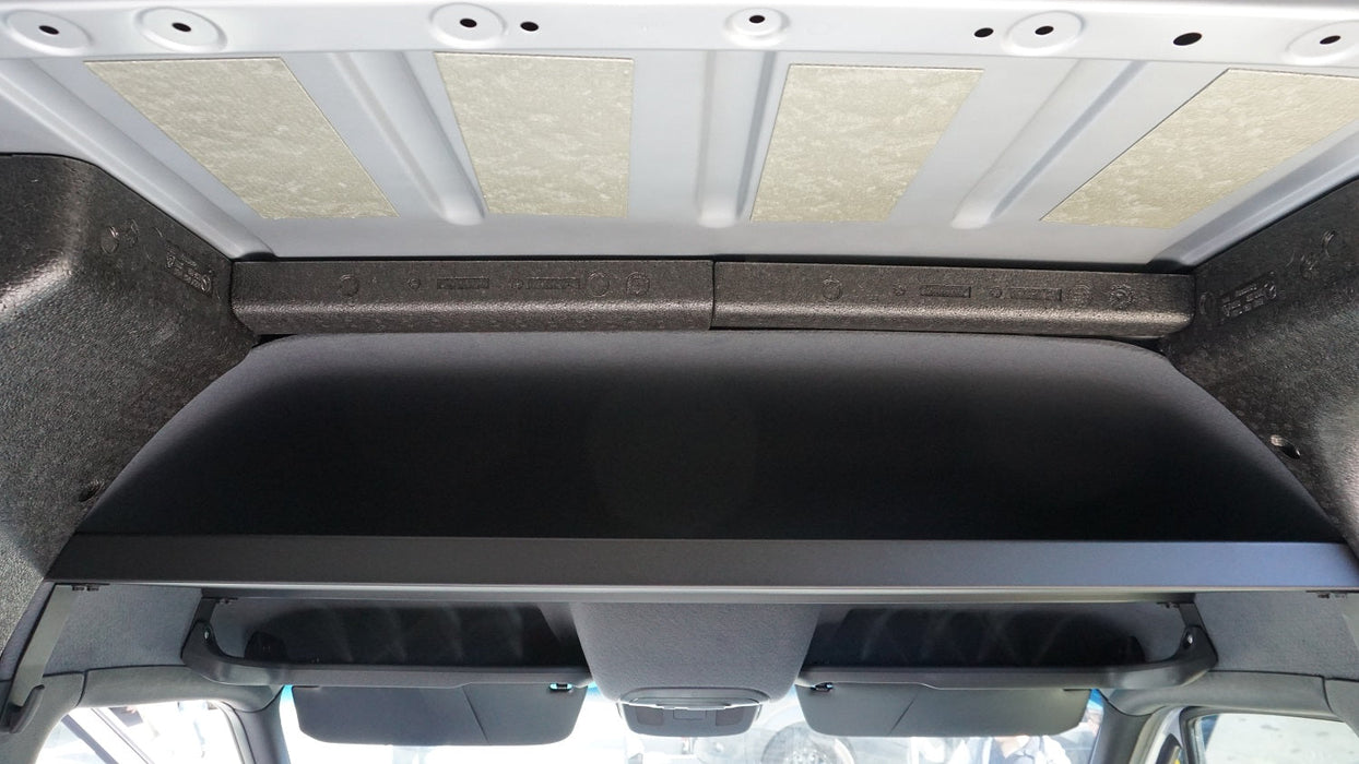 RB Components 2019+ Sprinter Van Headliner Shelf - Small Version Raised