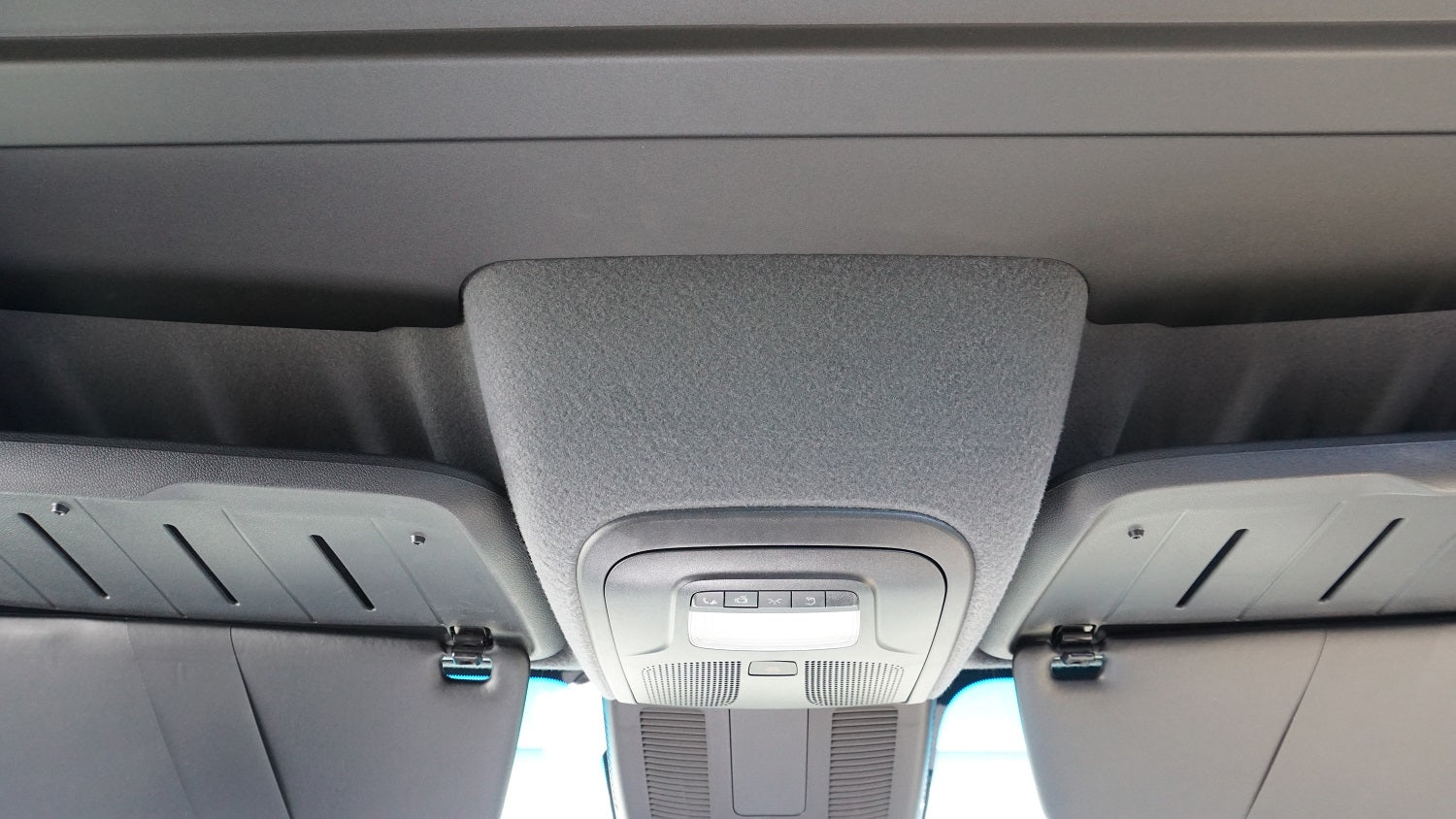 RB Components 2019+ Sprinter Van Headliner Shelf - Small Version Raised
