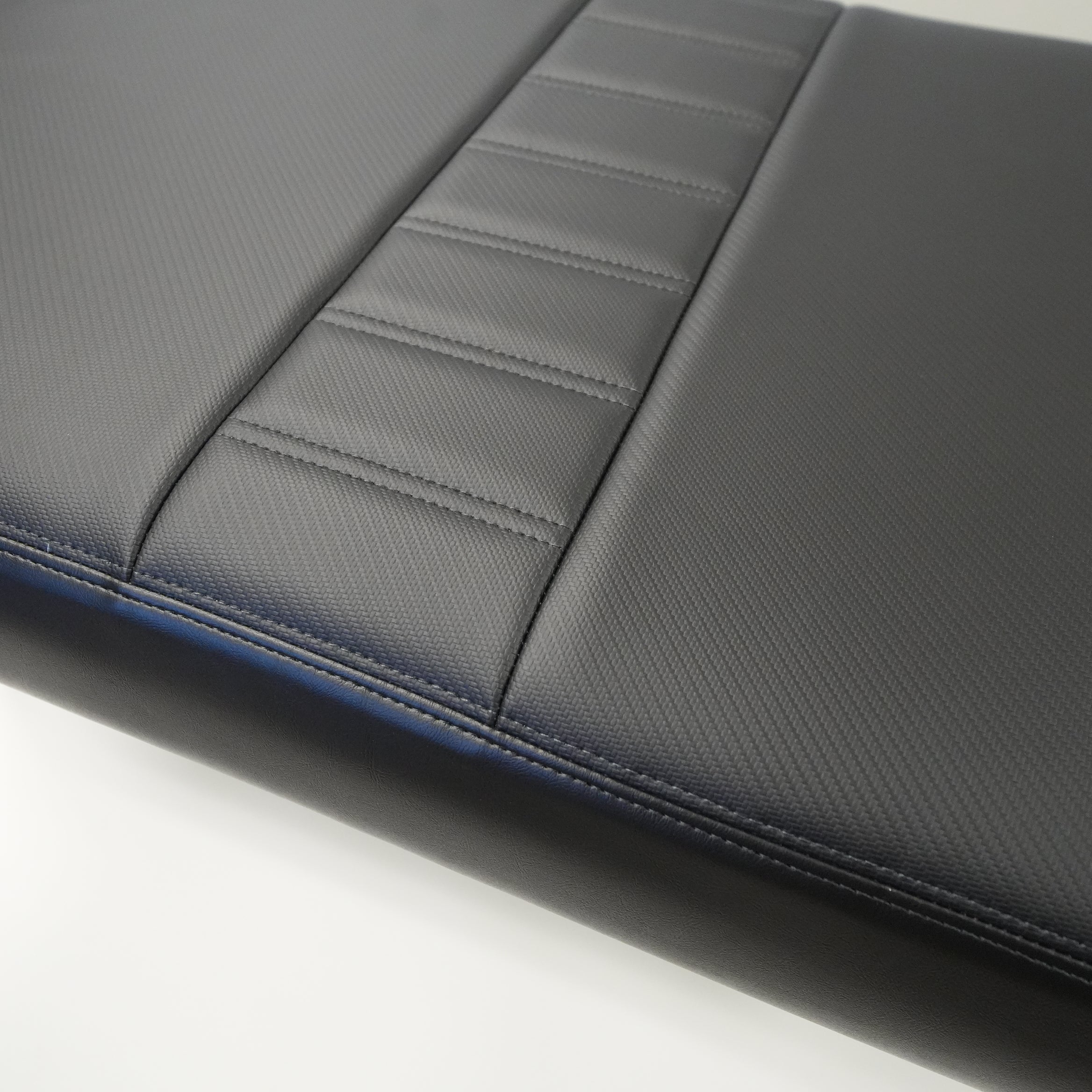 RB Components 34" Folding Bench Seat - Carbon Fiber Vinyl