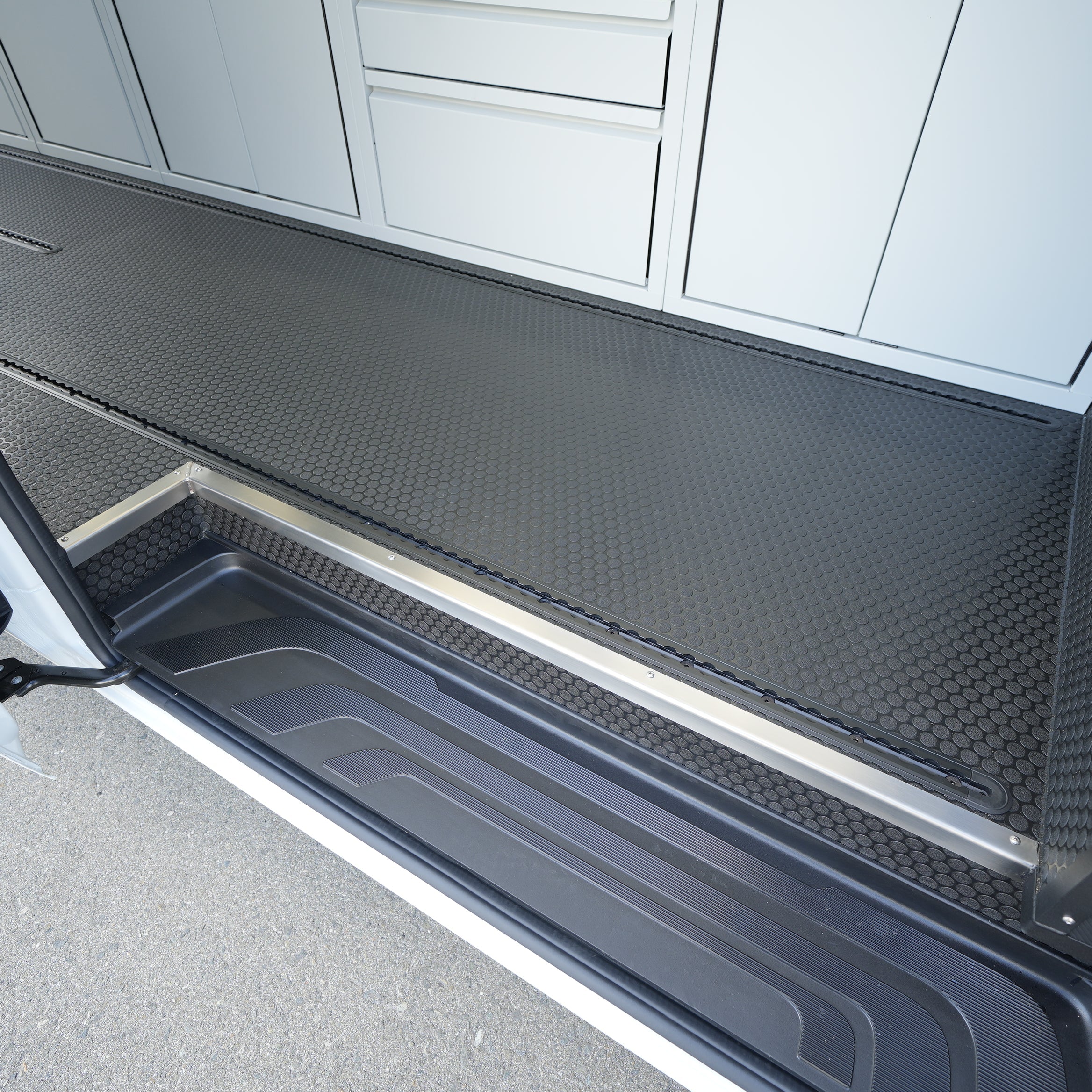 RB Components 2007+ Sprinter Van Sliding Door Step Entry Trim - Fits W/ Upgraded 3/4" Sub Floor