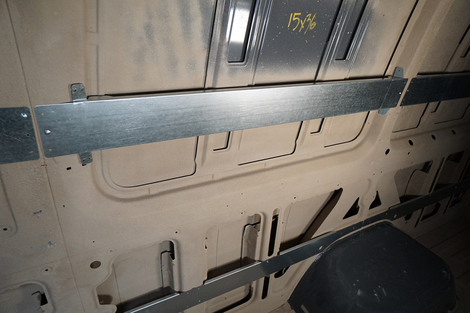 RB Components 2007+ Sprinter Van 170 EXT - 43" - 45" High Panel Bed Brace Kit