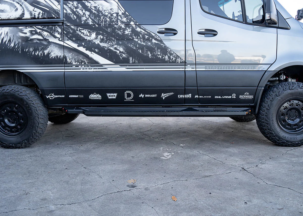 ROAMBUILT Sprinter/Transit Side Steps - Long/Flat Version (Passenger Side)