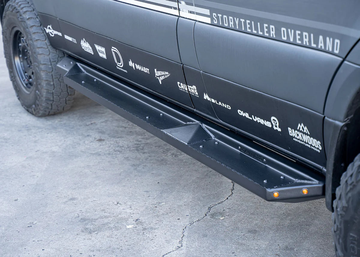 ROAMBUILT Sprinter/Transit Side Steps - Long/Flat Version (Passenger Side)