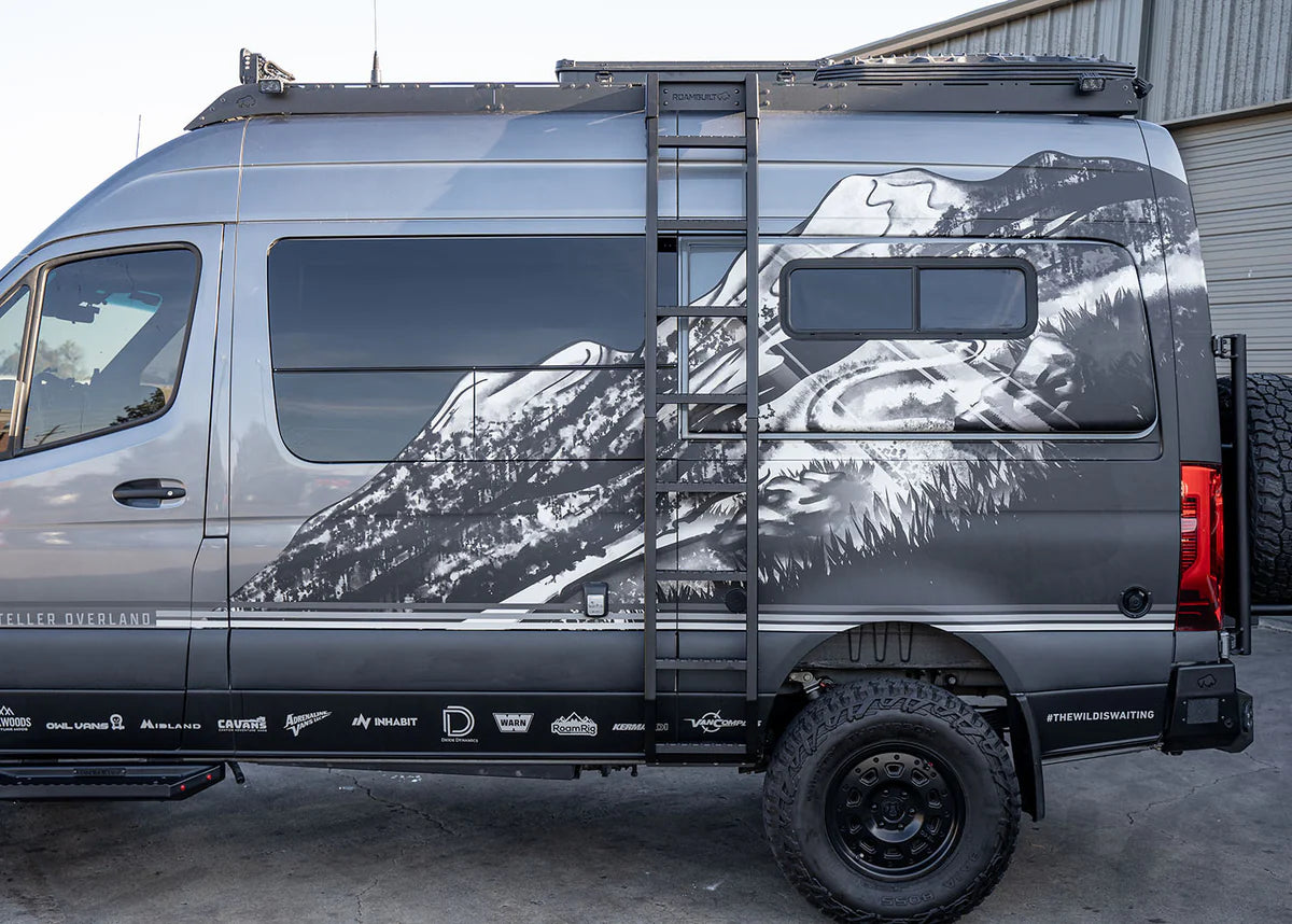 ROAMBUILT Mercedes Sprinter (2007+) Flatpack Ladder