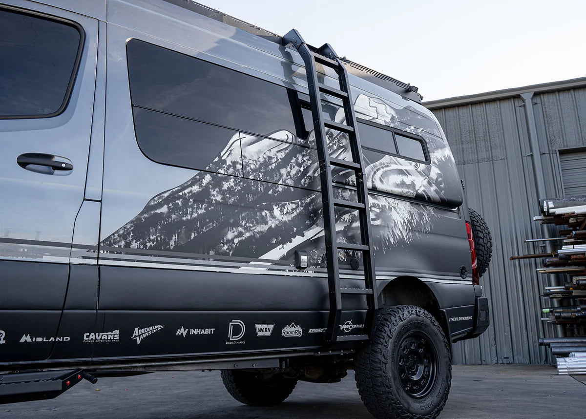 ROAMBUILT Mercedes Sprinter (2007+) Flatpack Ladder