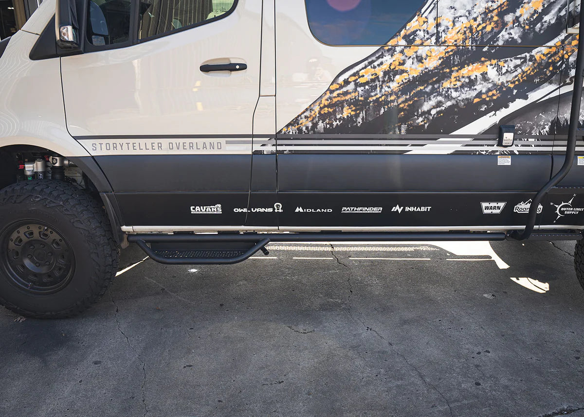 ROAMBUILT Sprinter Side Steps - Tube Version (Driver Side)
